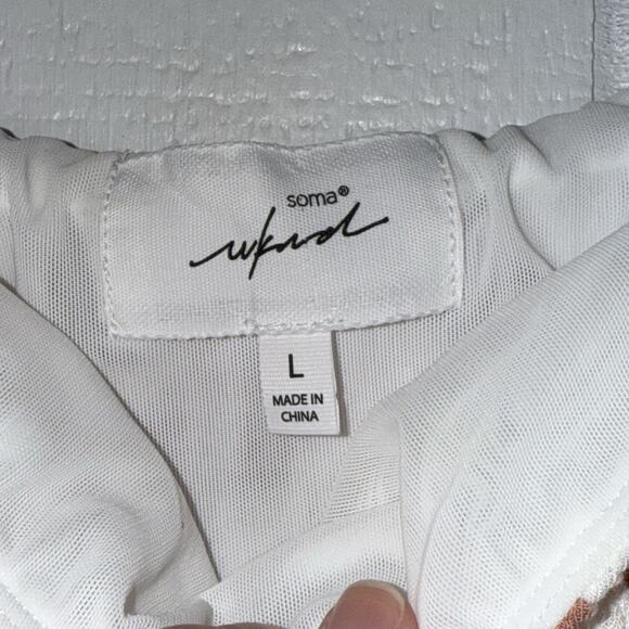 Soma Wknd Women’s Rayon Challis Convertible Maxi Dress Floral Size Large - Picture 4 of 5